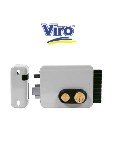 Serratura elettrica con pulsante Viro Block-Out entrata 50-80 Sinistra art. 8977.794.2