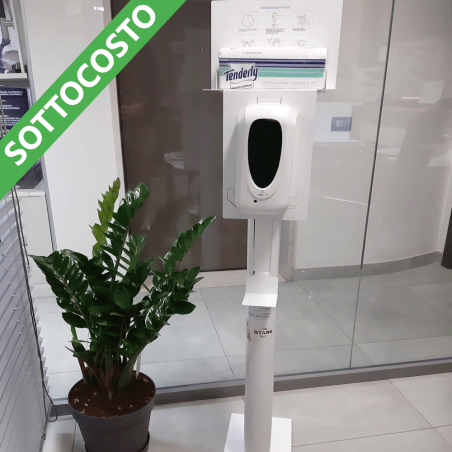 Stand for 500 mL hand sanitizer gel dispenser