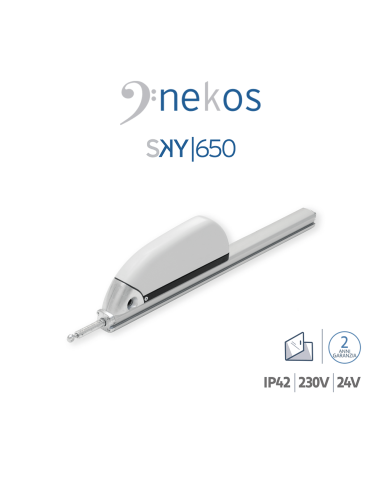 SKY 650 Nekos attuatore a cremagliera per lucernari e cupole