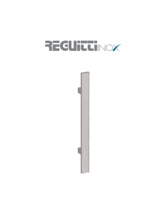 MIAMI S Reguitti handle with inclined supports stainless steel for doors 2