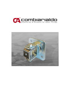 373 Combi Arialdo adjustable hinge with bracket and plate 2
