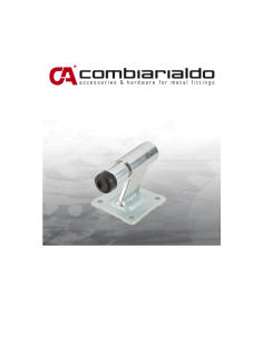 384F Combi Arialdo cushioned limit switch stop with fixing plate 2