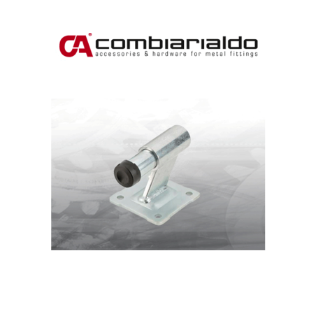 384F Combi Arialdo cushioned limit switch stop with fixing plate