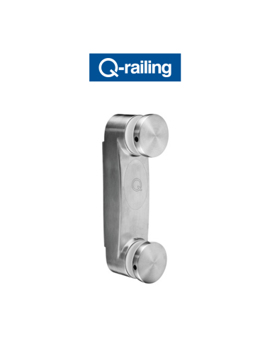 Q-Railing - Glass adapter with flat base Easy Glass MOD 0766