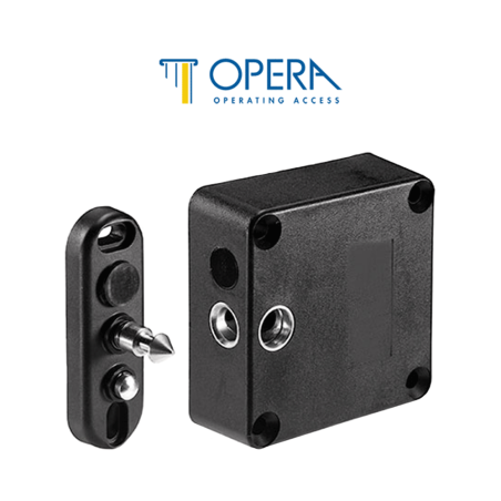 22800M Opera motorized electric lock closed without current Arca series