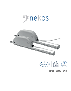 SKYRO 650 SYNCRO³ Nekos - Coppia attuatori a cremagliera per lucernari e cupole