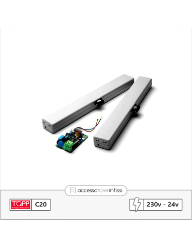 C20 TANDEM Topp - Coppia attuatori a catena sincronizzati per finestre vasistas e lucernari