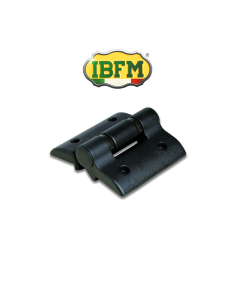 IBFM - Cerniera doppia 2 perni Ø 20 mm in alluminio verniciato nero 2
