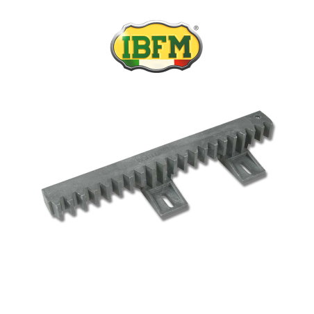 Rack for sliding gates in nylon with steel core Ibfm art. 468