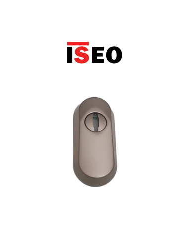 Defender for cylinder in tempered steel Iseo satin nickel-plated art. 98050204