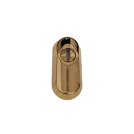 Defender for cylinder in tempered steel Iseo polished brass art. 98050206