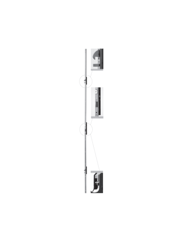 Iseo Performa multipoint mechanical lock entry 35 flat front art. 7255013528