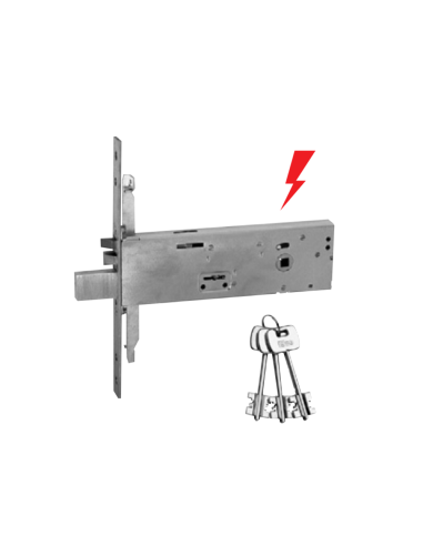 Iseo electric lock 90 entry flat front item 963910902