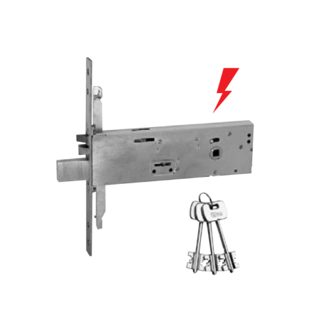 Iseo electric lock 90 entry flat front item 963910902