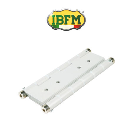 Double action spring hinge for swing doors Ibfm White art. 138/B
