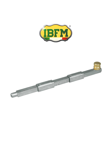 Heavy square pole with round tip Ibfm 330 mm art. 8/A