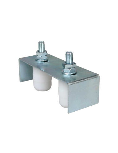 Adjustable guide plate with 2 rollers for sliding gates Ibfm art. 464