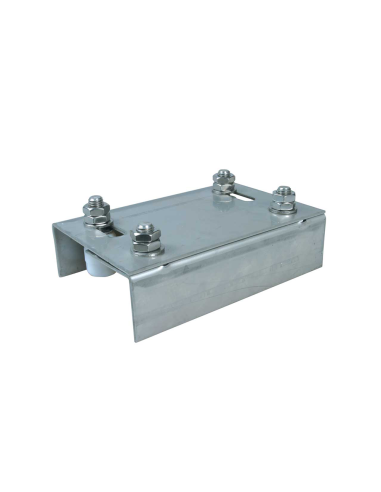 Adjustable guide plate with 4 rollers for sliding gates Ibfm type Medium art. 465