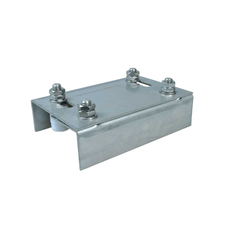 Adjustable guide plate with 4 rollers for sliding gates Ibfm type Medium art. 465