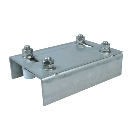 Adjustable guide plate with 4 rollers for sliding gates Ibfm type Grande art. 465