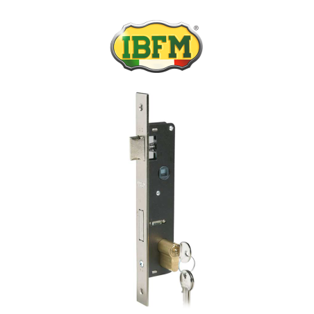 Lock for iron profiles Ibfm entry 25 art. 2500/25