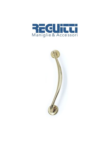 Single offset handle Reguitti 300 mm centre distance Polished brass item 330