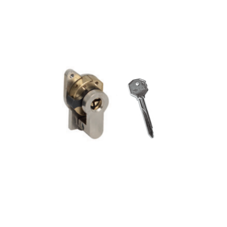 Cylinder with single short pin key Cisa item 0240010KA