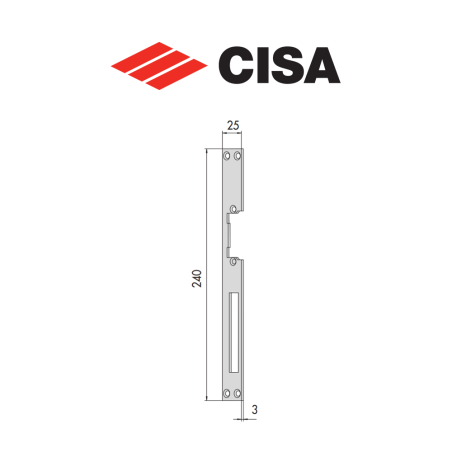 Cisa flat front art. 05020