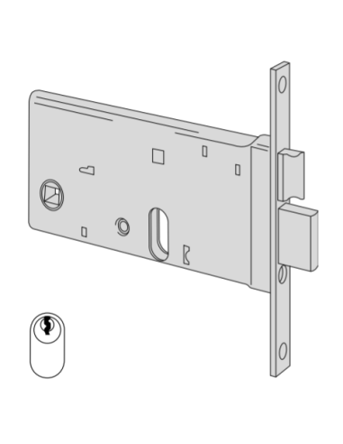 Cisa cylinder lock entry 70 series 44460-70