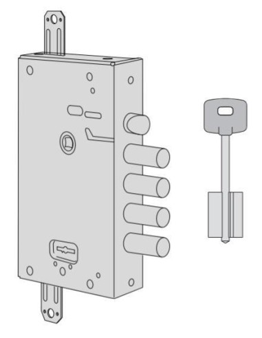 Cisa double bit lock entry 64 series 57515-25