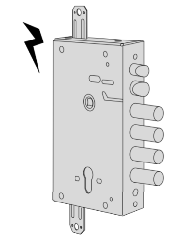 Cisa Revolution electric lock entry 64 series 15515-28-B