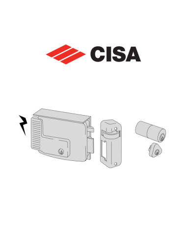 Cisa electric lock entry 70 Left series 11721-70-2