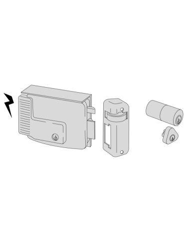 Cisa electric lock entry 80 Right series 11721-80-1