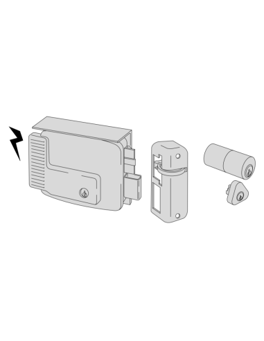 Cisa electric lock entry 70 Right series 11761-70-1