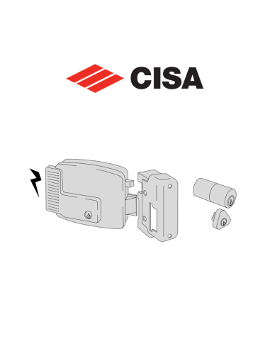 Serratura elettrica Cisa entrata 70 Sinistra serie 11921-70-4