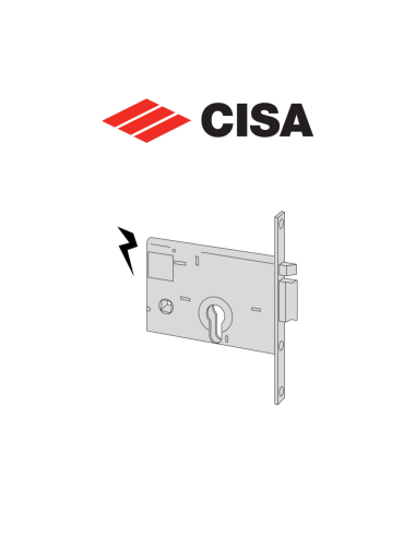 Cisa electric cylinder lock entry 60 Right series 14010-60-1
