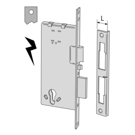Cisa electric cylinder lock entry 70 series 12011-70