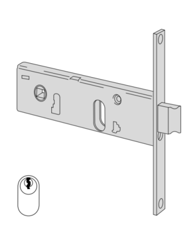 Cisa mechanical cylinder lock entry 60 series 44150-60