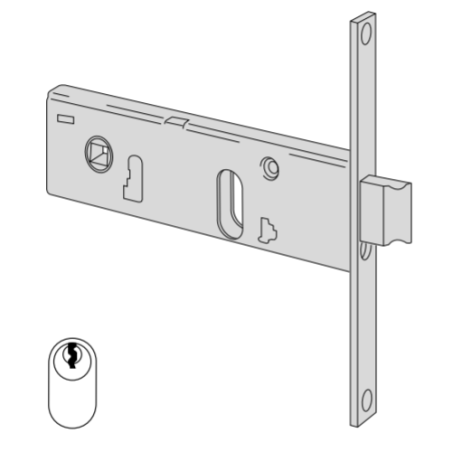 Cisa mechanical cylinder lock entry 70 series 44150-70