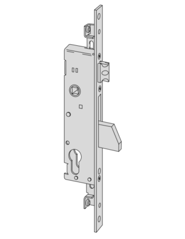 Cisa mechanical lock with tilting deadbolt, entry 25, series 46225-25