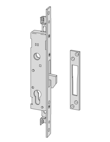 Cisa mechanical lock with tilting deadbolt, entry 25, series 46260-25