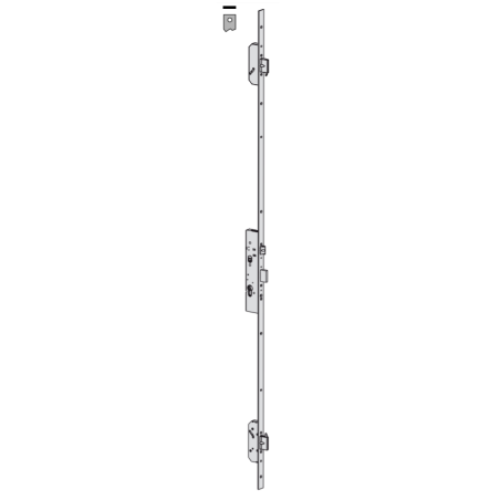 Cisa Multitop Pro multipoint mechanical lock entry 25 flat front series 49526-25
