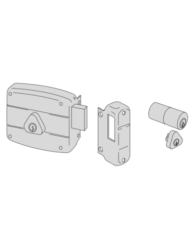 Cisa mechanical cylinder lock entry 60 Right series 50141-60-1
