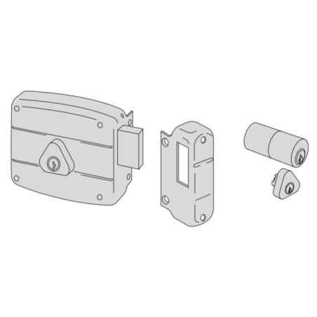 Cisa mechanical cylinder lock entry 70 Right series 50141-70-1