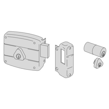 Cisa mechanical cylinder lock entry 70 Left series 50141-70-2