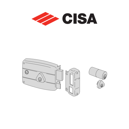 Cisa mechanical cylinder lock entry 60 Left series 50171-60-2