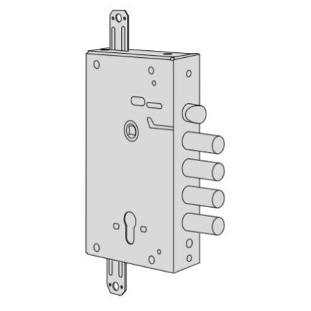 Serratura meccanica Cisa Revolution entrata 64 serie 56515-28