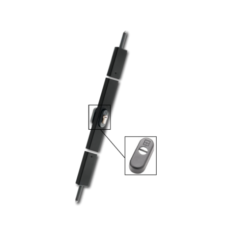 Mottura vertical band lock height 2.5 m Black art. 32.592