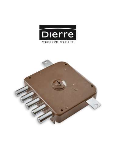 Triple lock with pump cylinder Atra Dierre Left art. SER302260 9SG