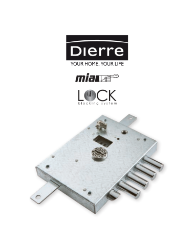 Atra Dierre Right Double Bit Triple Lock Art. SER7111 1DE